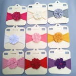 Children's hair band with flower elastic headband kids hair accessories baby wedding hair accessories baby headband