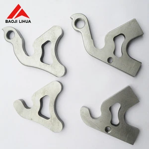 China factory anodized custom cnc machined forged parts made of titanium, nickel, copper,tungsten