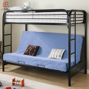 China Factory Cheap Metal Folding Sofa Cum Bunk Bed Designs