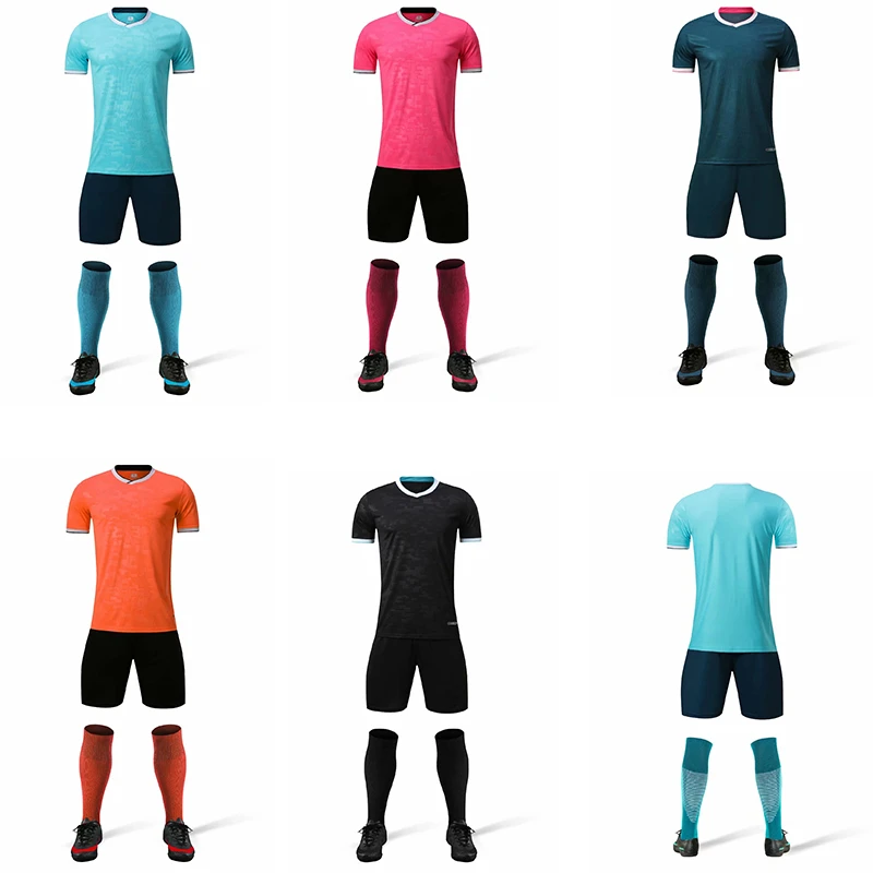China Factory Cheap Training Kits, High Quality Breathable Football Kits