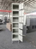 China Factory Design 6 Vertical Doors Knock Down Metal Wardrobe Steel Cupboard