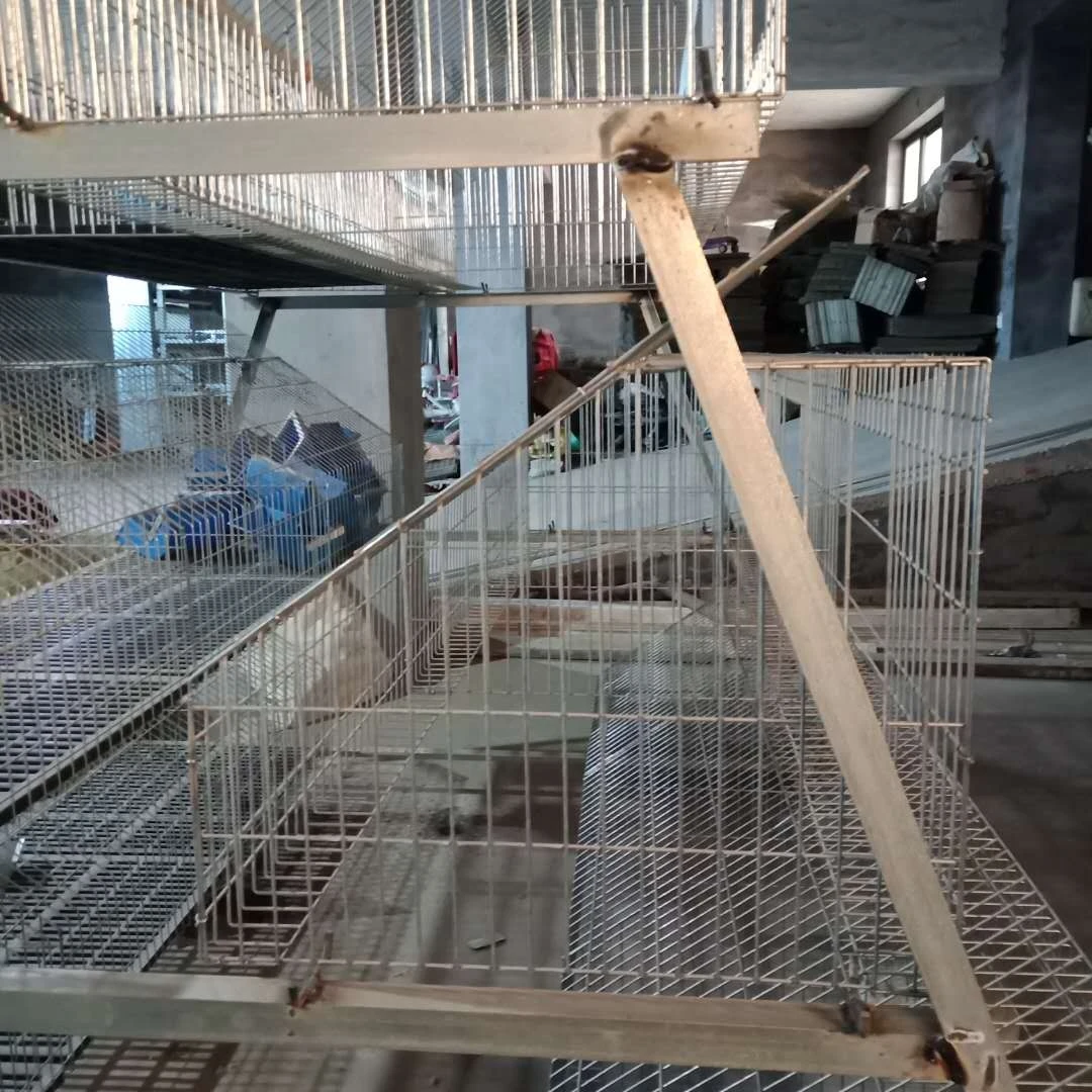 China factory  rabbit cages   commercial  rabbit cage   3 layers 18   industrial rabbit cages   battery  breeding farm