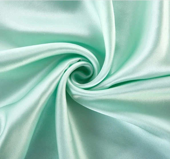 China Factory Wholesale Direct Natural 100 Pure Silk 16mm White Color Satin Fabric With High Quality