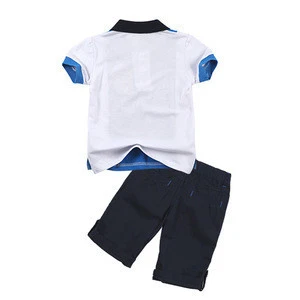 China Manufacturer Wholesale Blue Polo Kids Clothes Custom Primary School Uniform
