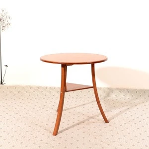 China Natural Solid Bamboo round table with 3 legs