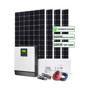 China wholesale home solar panel kit 10kw off grid solar energy system price pakistan 10kw