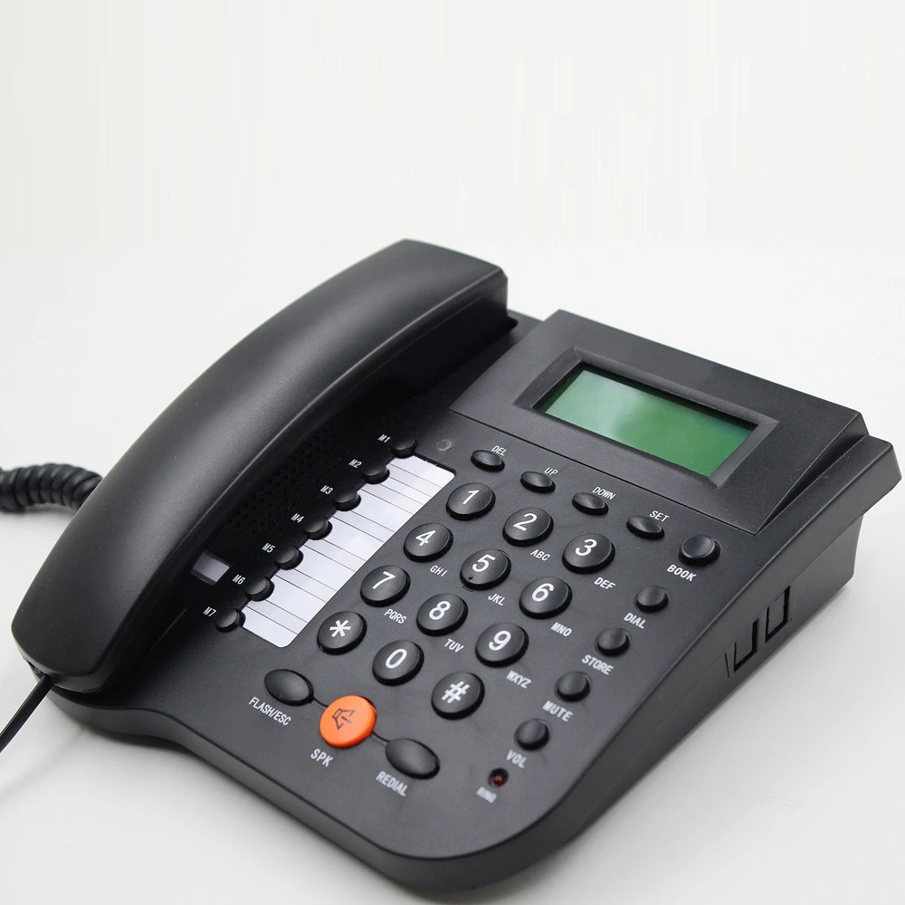 China Wholesales Modern Design Caller ID Corded Telephone with CE certificate