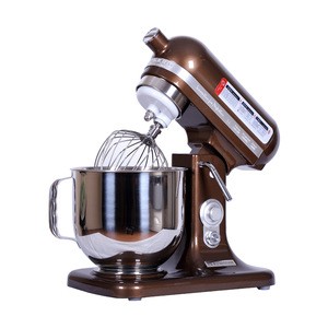 Chinese best multifunctional stand cake mixer in coffee 7L 500W