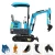 Import Chinese earth-moving machinery ESCAVATORE super mini garden excavator digger machine excavadora en venta from China