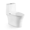 Chinese hotel white floor mounted siphonic one piece sanitary ware closestool bathroom ceramic wc commode toilet