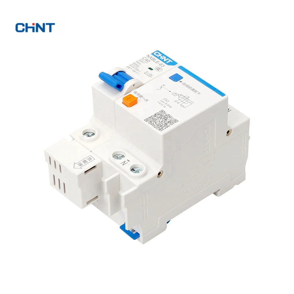 CHNT NXBLE 1P+N 40A RCBO 30mA 6kA Residual Current Operated Circuit Breaker