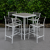 Import Christine Patio club bar counter and stool aluminum metal Bistro Set furniture /outdoor furniture bar from China