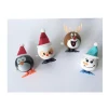 Christmas favors santa claus figure wind up funny jump toy for kids cute gift (reindeer, snowman, penguin, santa claus)
