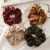 Import CLARMER Women Fashion Hair Accessories Vintage Hair Tie Elastic Hair Band Gold Stamping Scrunchies from China
