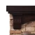 Classic adornment Arrival Polystone Mantel Electric Fireplace with 110V