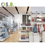 Clothes Store Decoration Customized Design Modern Baby Clothing Shop Display Furniture Baby Clothes Store Interior Decoration