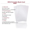 CMRFID rfid blank pvc card 125khz rfid em4300 card with smart chip cr80 1K 13.56 rfid blank cards printable guangzhou