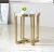 Import Coffee Table  Glass Marble Modern Simple Top Metal Golden Style Time Living Packing Room from China