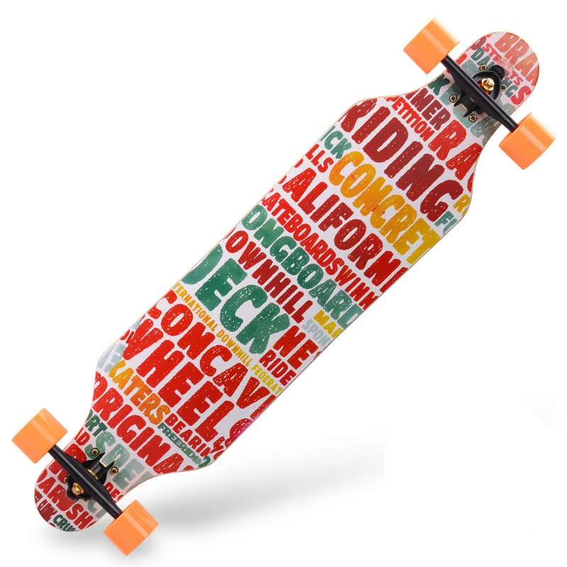 Complete Road Skateboard Double Kicktail 7 ply Canadia Maple Deck, Skate Styles in Graphic Designs Sgraffiti