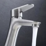 Contemporary sanitary ware wash basin faucet