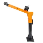 Convenient 500kg 12V 24V portable lifting small car crane mounted truck crane