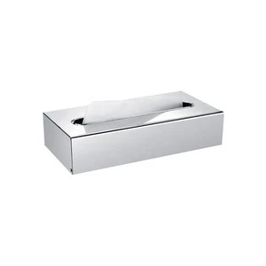 Cuboid Multifunctional Mirror Finished 304 Stainless Steel Wall Mounted Table Napkin Tissue Box