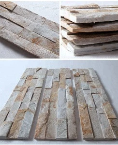 Culture Stone Stacked Panel Decoration Natural Stone Wall Cladding