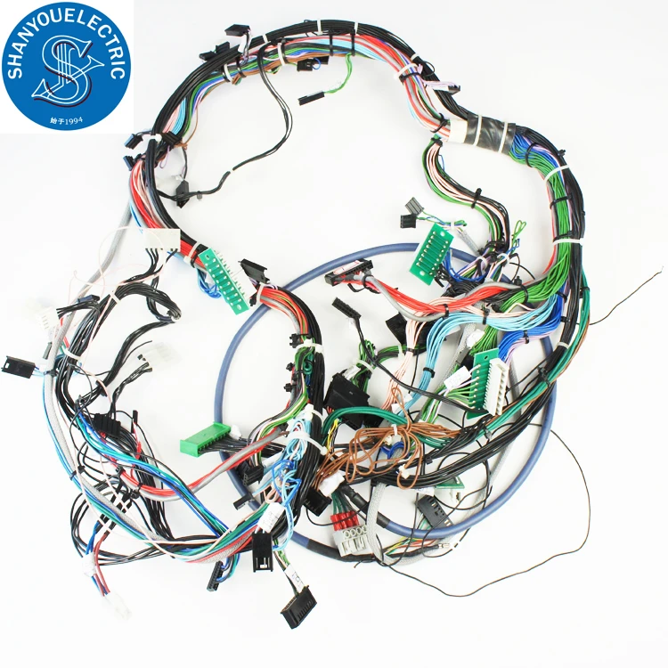 Custom automotive wiring harness and mechanical control cable assemblies