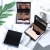 Import Custom Black Empty 4 grids Cosmetic Eyeshadow Powder Case/Inner shell gold from China