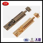 Custom brass plain tower bolt with direct factory price made in China