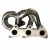 Import Custom built stainless steel 304 exhaust headers for Suzuki F6A single cam from China