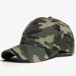 Custom Camouflage curved baseball cap 6 Panel Cap