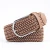 Import Custom cotton elastic braided webbing belt with plastic buckle from China