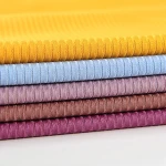 Custom Design 180GSM Polyester Spandex Digital Printed Rib Knit Rayon ribbed jersey Sportswear fabric