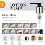 Custom factory 2.0ml 28/410 24/410 20/410 28mm Up down black aluminum liquid lotion pump