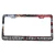 Import Custom Fashion Funny Full Logo Printing USA flag License Plate Frame, USA car licence frame plate for promotion from China