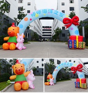 Custom  inflatable arches advertising cartoon animal arch inflatable decor arch