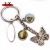 Import Custom Lock shape and key shape Metal Keychain from China