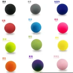 Custom Logo All Kinds of Size High Quality  Silicone Lacrosse Massage Ball