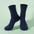 Import Custom logo anti bacterial special knitted organic cotton yarns business socks crew for men or women from China