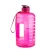 Import Custom logo leak proof bpa free half gallon 2.2l plastic water bottle with motivational time marker from China