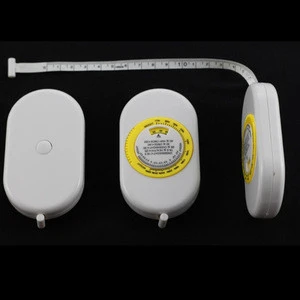 Custom Logo Printed Advertising Round Shape BMI Calculator Tape Measure