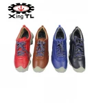Custom new style pu+tpu leather material men's shoes for sport