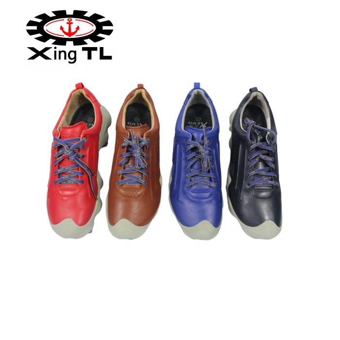 Custom new style pu+tpu leather material men&#39;s shoes for sport
