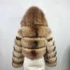 Custom Order Real Raccoon Fur Coat Natural  Fur Jacket