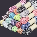 Custom Reflective Shoelaces 3M Round Polyester 5mm Shoelaces yeezy shoelaces