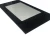 Import custom size black edge heat resistant tempered glass for microwave oven door from China
