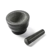 Custom Size mortar grinder polished granite stone and pestle