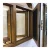 Import Custom two or three track bronze color sliding windows and doors frames from China