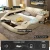 Import Customizable multifunction storage comfort set king size luxury modern leather electric smart massage beds  furnitures bed room from China